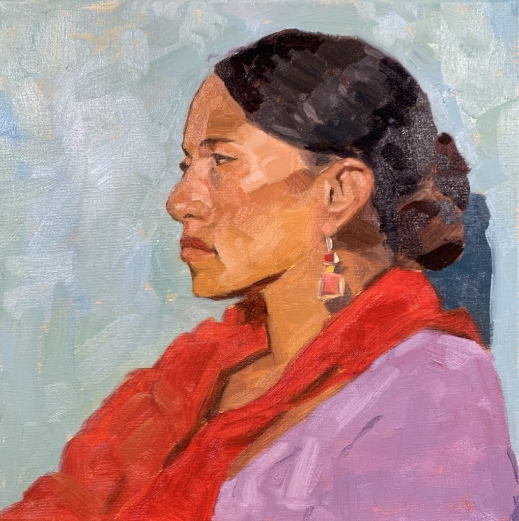 Oil Painting Portrait Taos 2503