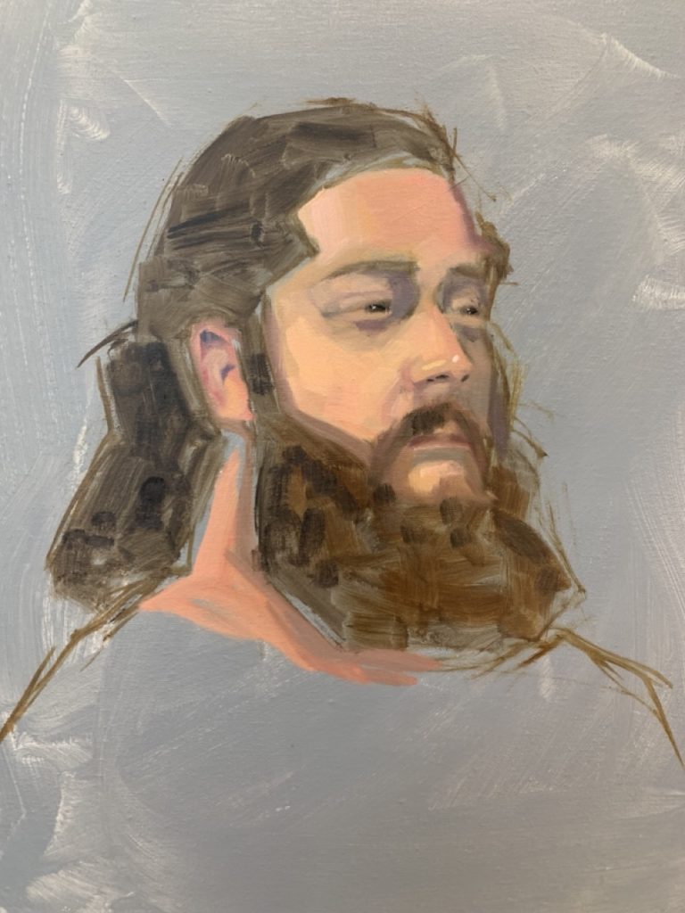 Painted portrait